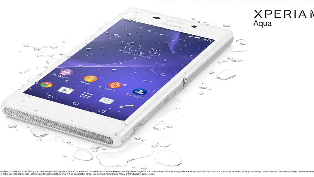 Sony Xperia M2 Aqua - nie tylko drogie smartfony mogą być wodoodporne 1