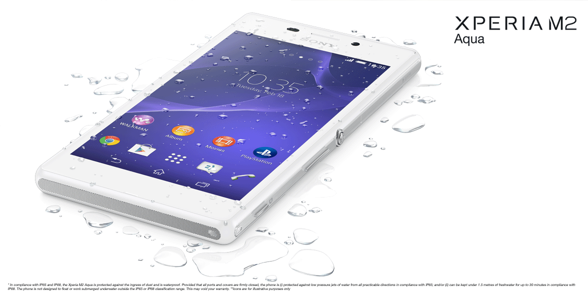Sony Xperia M2 Aqua - nie tylko drogie smartfony mogą być wodoodporne