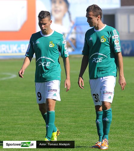 Michał Mak otworzył wynik sobotniego meczu z Kolejarzem Stróże