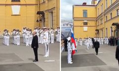 Miała być wielka parada. Putin wyszedł do garstki