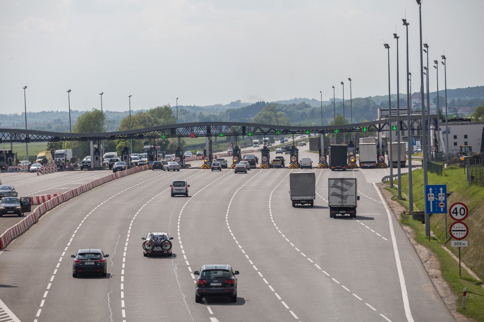 08.05.2014 BALICE AUTOSTRADA A4 BRAMKI BALICE WYJZAD KIERUNEK KATOWICE N/Z .FOT. ANNA KACZMARZ / POLSKAPRESSE / DZIENNIK POLSKI