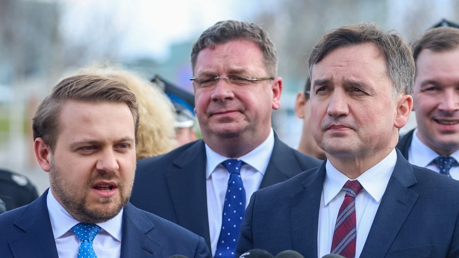 Jacek Ozdoba, Michał Wójcik, Zbigniew Ziobro (Suwerenna Polska)