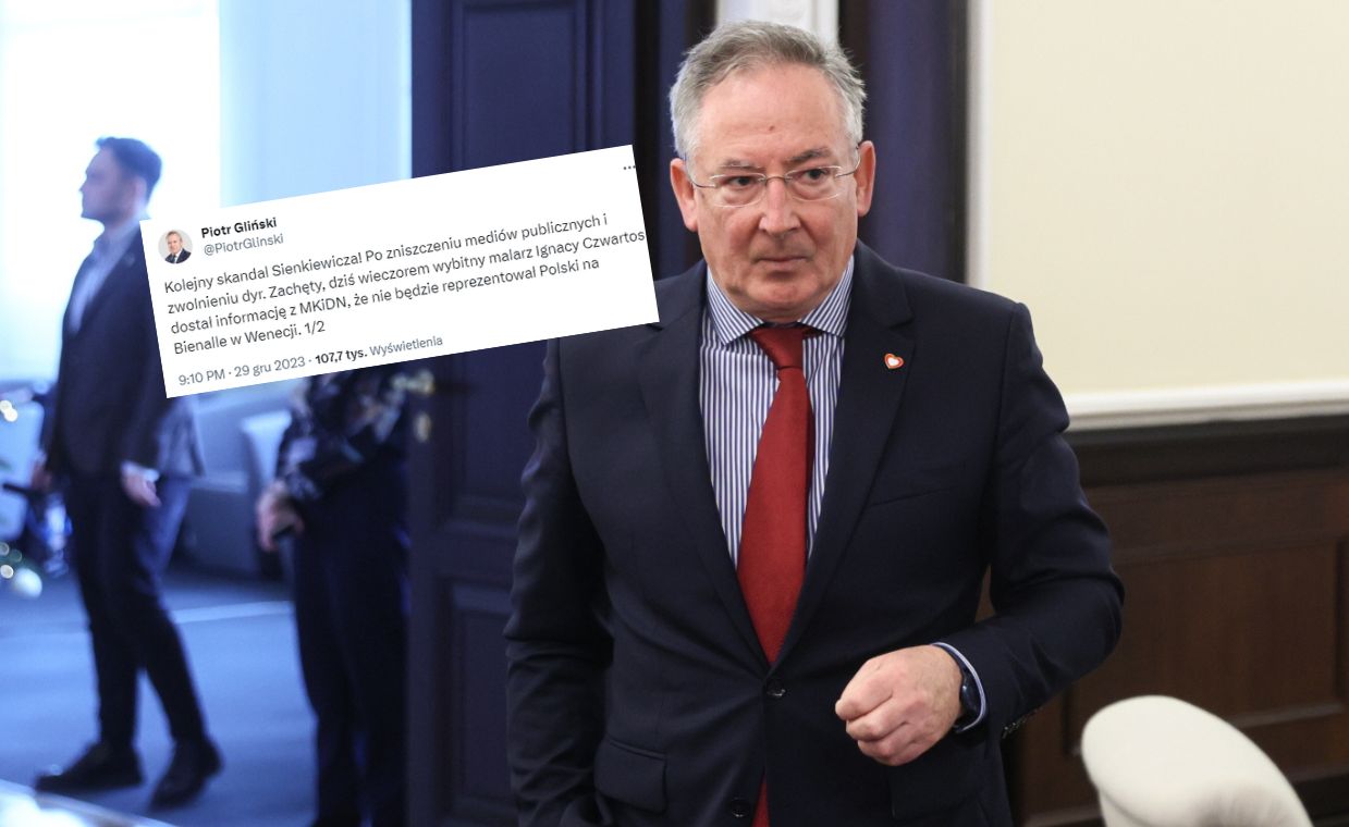 Sienkiewicz zmienia decyzję Glińskiego. Ostra reakcja byłego ministra