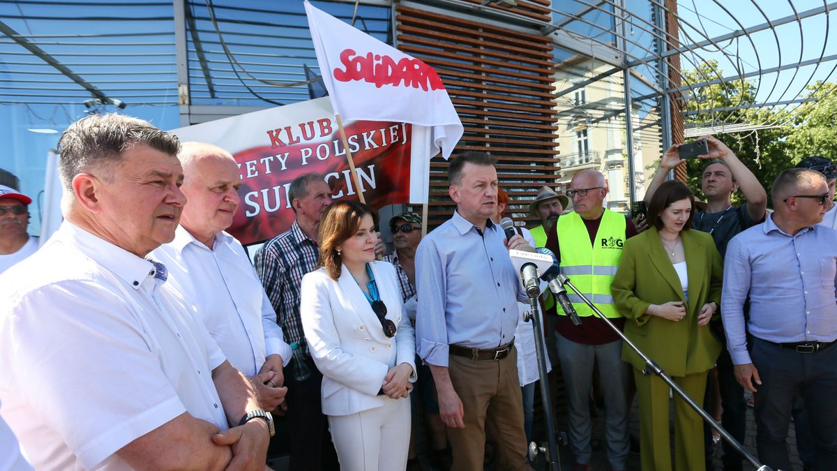 Mariusz B�aszczak, Anna Krupka , Jerzy Materna, Anna Gembicka, W�adys�aw Dajczak
Lech Muszy�ski
granica, granica polsko-niemiecka, obrona polskich granic, W Obronie Polskich Granic, zgromadzenie, politycy PiS, wizyta wizyty
