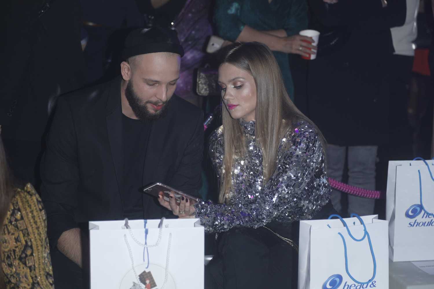 Agnieszka Kaczorowska z mężem na gali JOY 2019