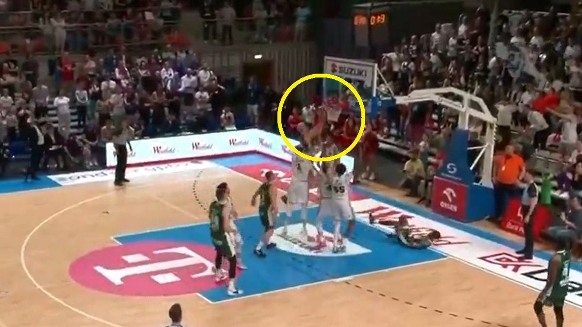 Twitter / oficjalny profil Orlen Basket Ligi / Dobitka Michała Kołodzieja