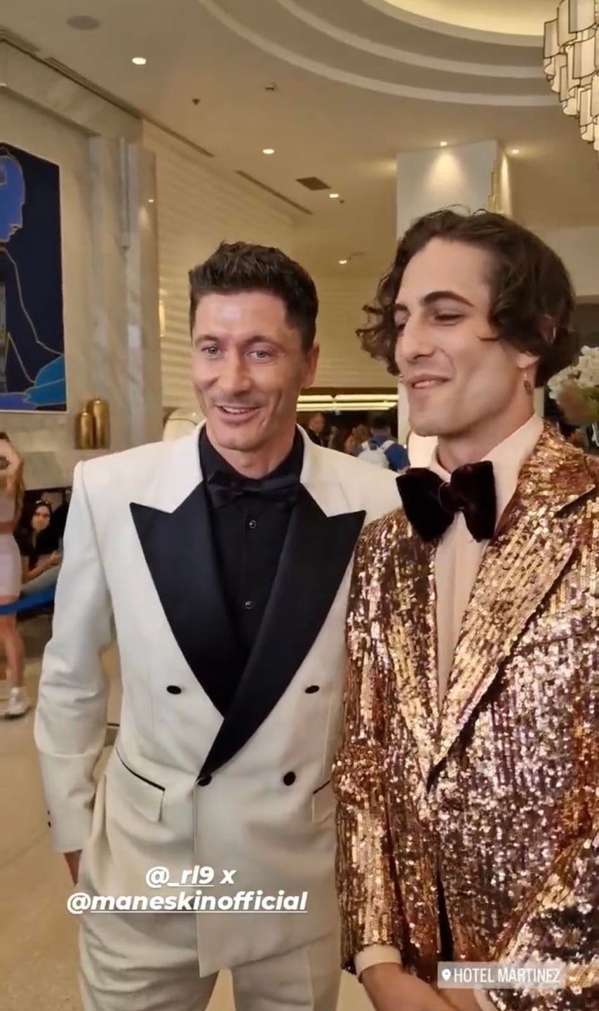 Robert Lewandowski i Damiano David