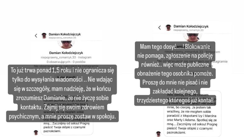 Adriana Kalska ma stalkera. Ujawniła treść niepokojącej wiadomości
