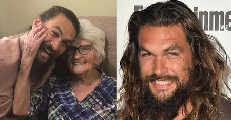 Jason Momoa pokazał urocze zdjęcia z wizyty u babci. "Kocham Cię na zawsze!"