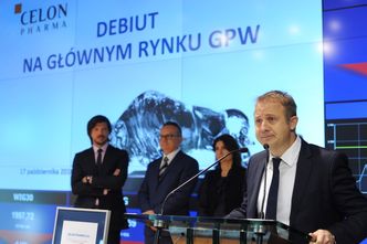 Debiut Celon Pharma na GPW. Producent leku Salmex doceniony przez inwestorów