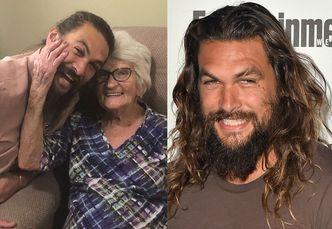 Jason Momoa pokazał urocze zdjęcia z wizyty u babci. "Kocham Cię na zawsze!"