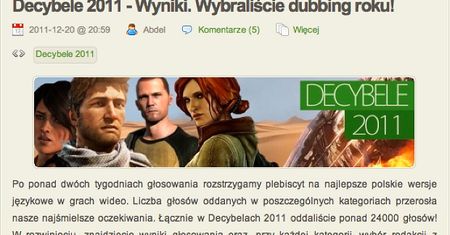 A najlepszym dubbingiem roku został...