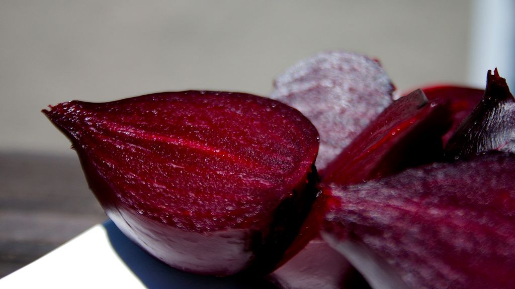 Gotowane buraki, odsączone