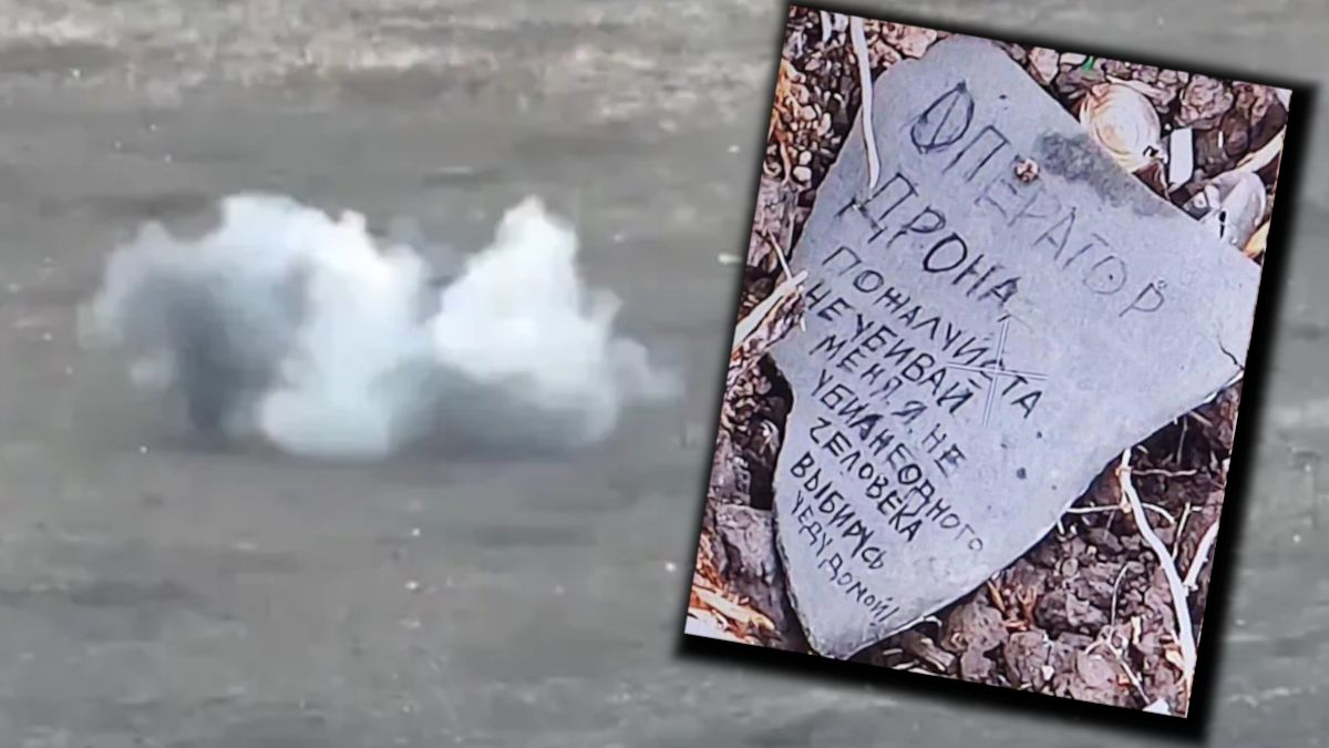 Rosjanin błagał o litość.