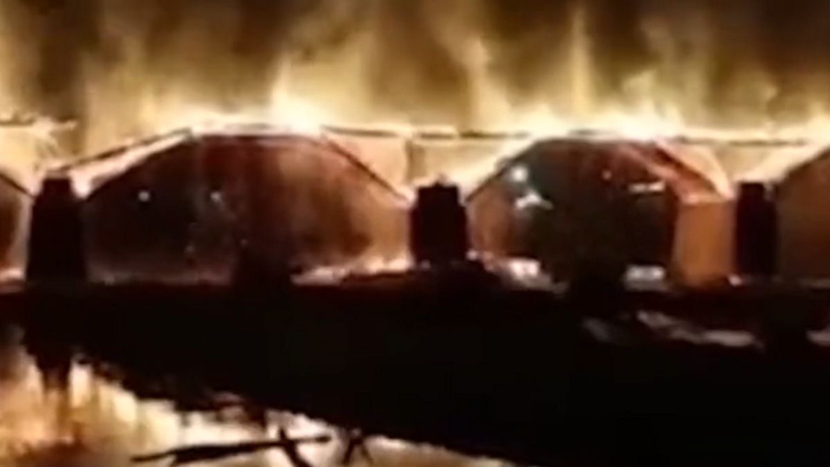 Ogień zajął zabytkową konstrukcję 