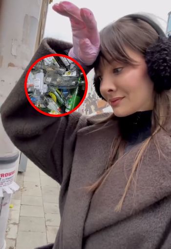 Zrobiła test. Przeraża, ile butelek po alkoholu znalazła w ciągu godziny