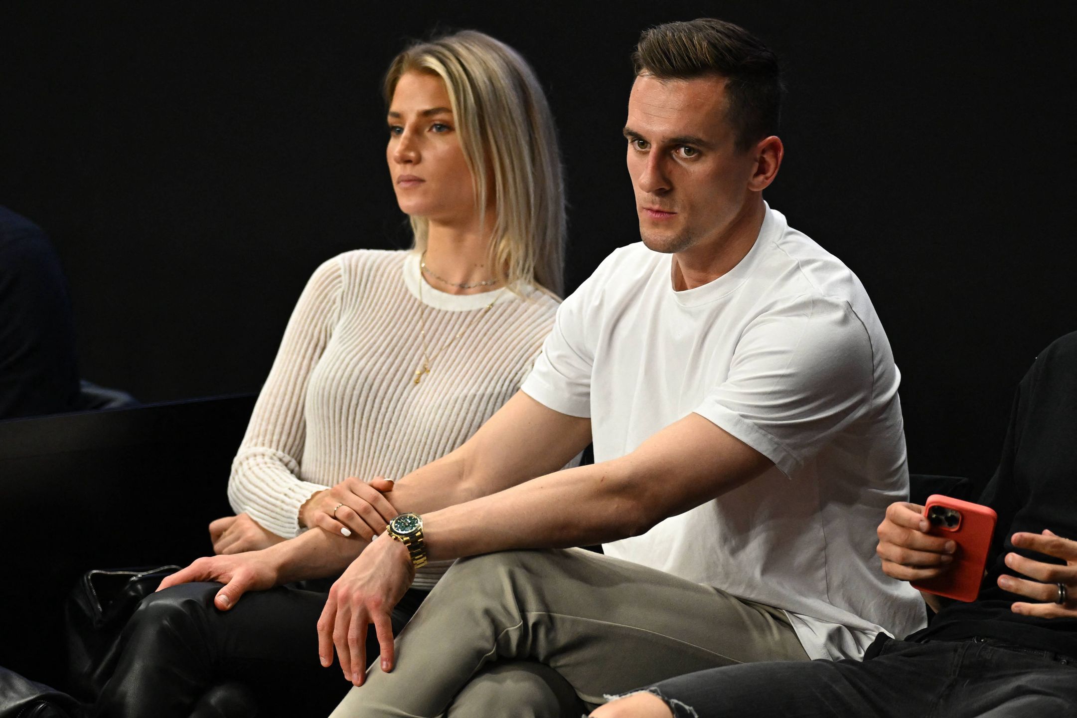 Arkadiusz Milik i Agatycze na turnieju tenisowym