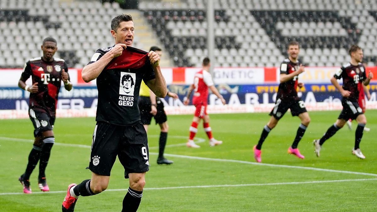 Getty Images / S. Mellar/Getty Images for FC Bayern / Na zdjęciu: Robert Lewandowski