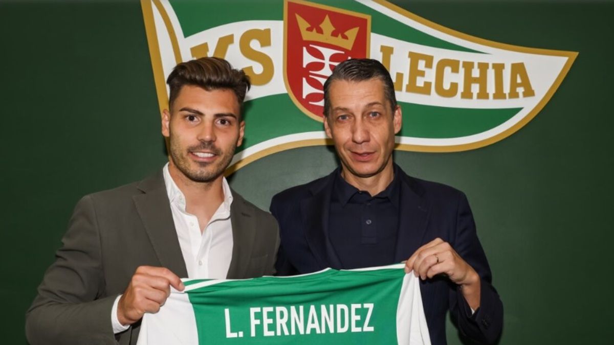 Materiały prasowe / Lechia Gdańsk / Luis Fernandez w barwach Lechii Gdańsk