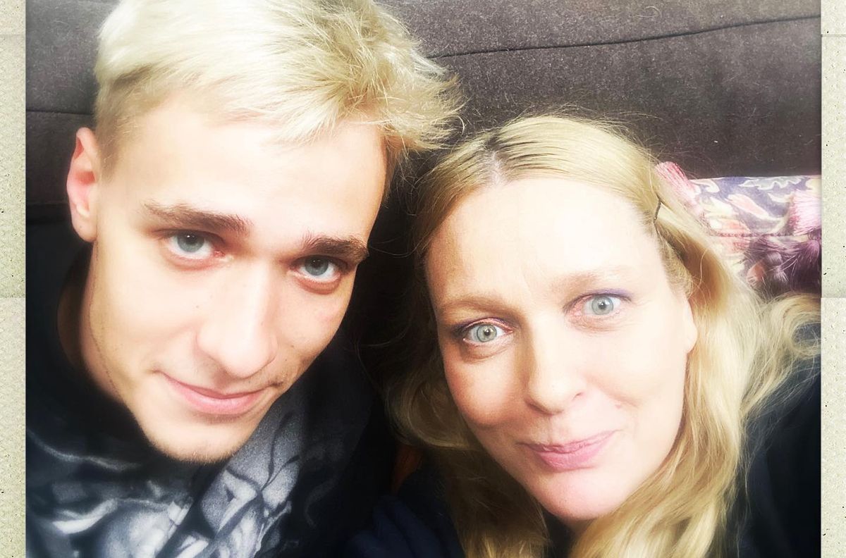 Katarzyna Nosowska z synem. Źródło: Instagram @nosowska.official