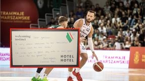 Legia poleciała do Portugalii. Taką kartkę znaleziono w hotelu