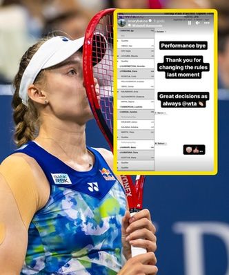 Rybakina wściekła na WTA. "Świetna decyzja"
