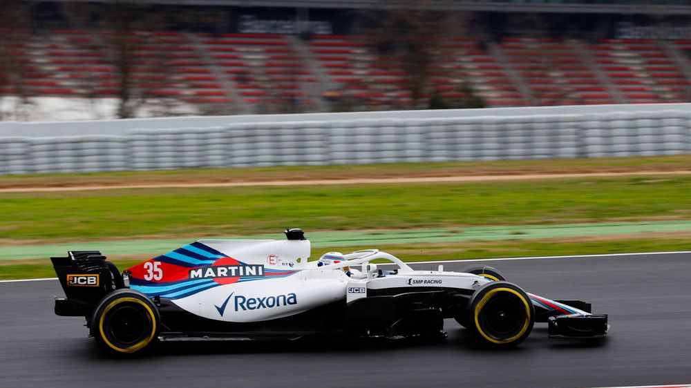 Zdjęcie okładkowe artykułu: Materiały prasowe /  / Na zdjęciu: Siergiej Sirotkin podczas testów F1 pod Barceloną
