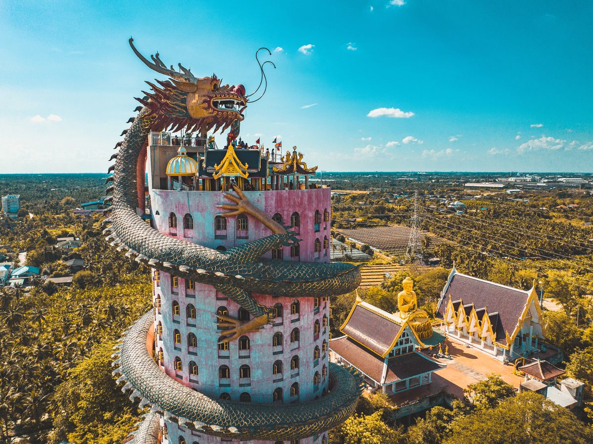 Niezwykła tajlandzka świątynia mieści się niedaleko Bangkoku