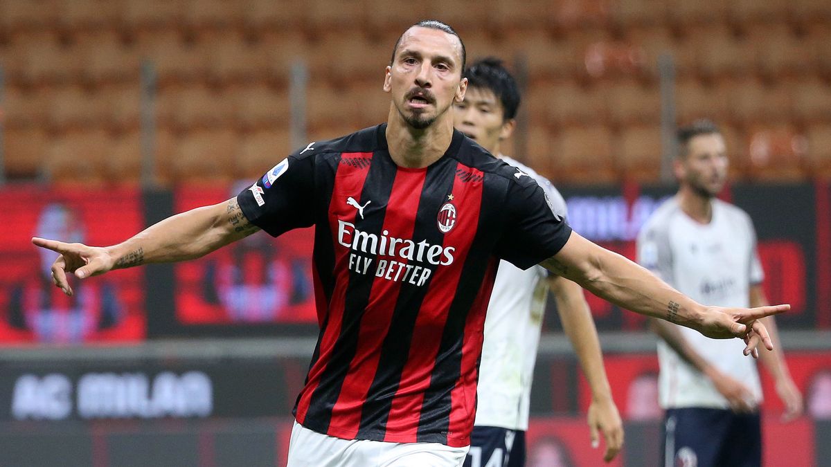 Zdjęcie okładkowe artykułu: PAP/EPA / MATTEO BAZZI / Na zdjęciu: Zlatan Ibrahimović w barwach AC Milan