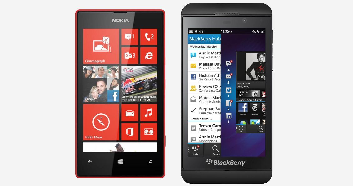 Windows Phone zyskuje na porażce BlackBerry 10