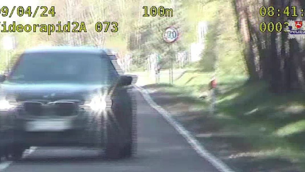 Kierowca BMW wyprzedzał w niebezpieczny sposób