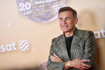 To jego trzeba żona. Jest młodsza od Korzeniowskiego o 6 lat