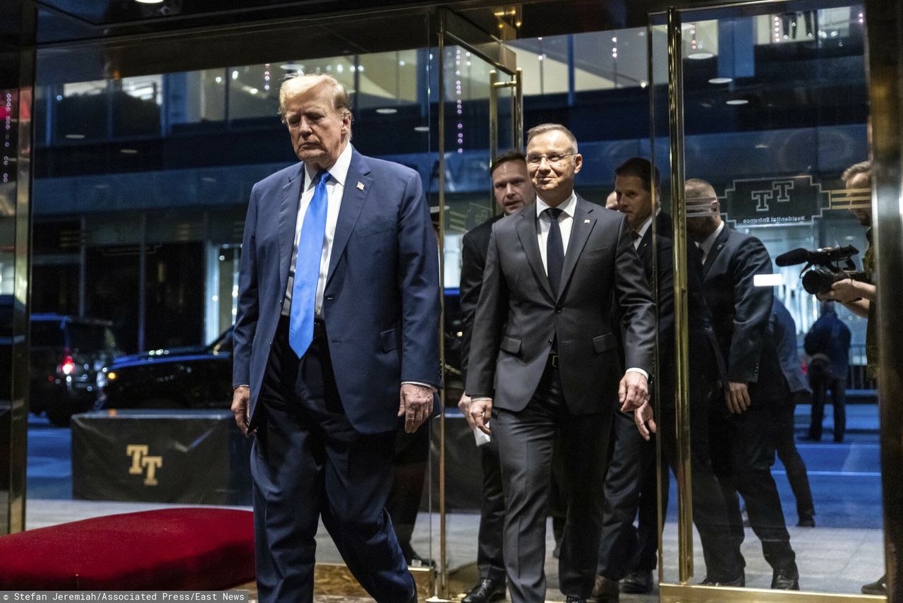 Donald Trump i Andrzej Duda