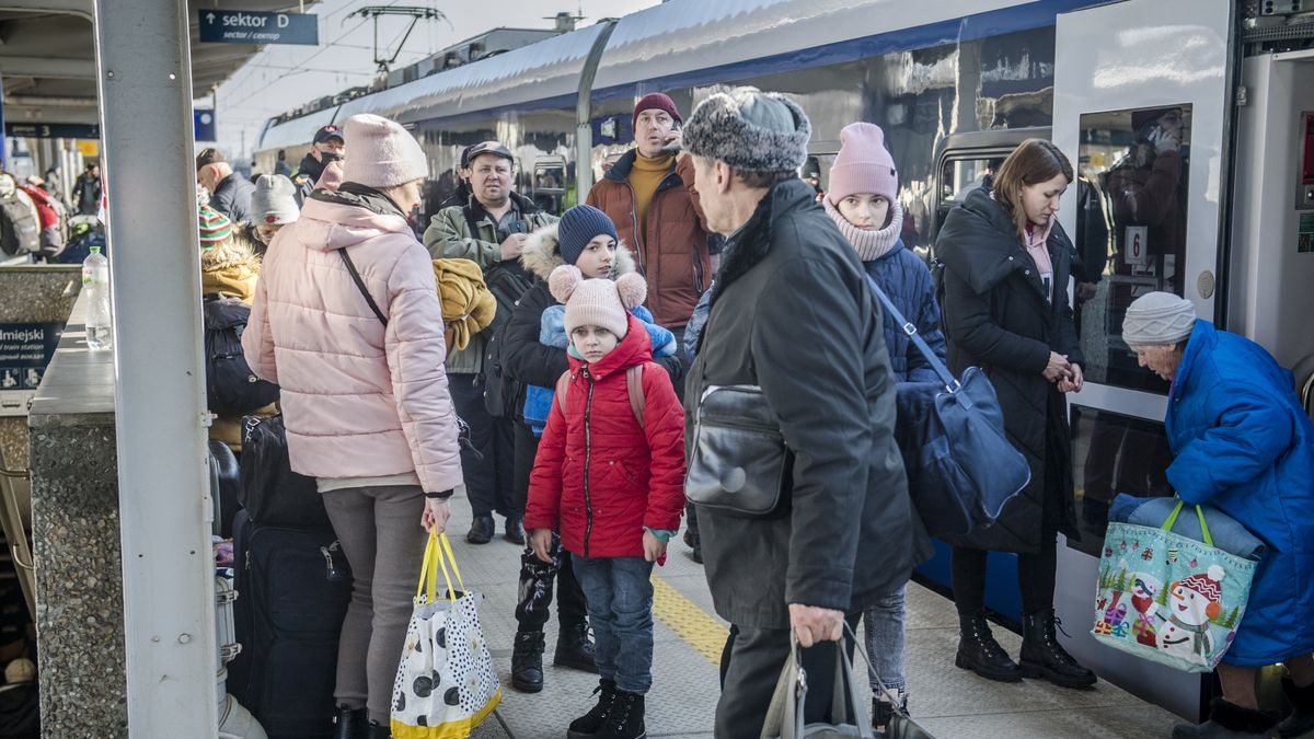 Uchodźcy z Ukrainy w Warszawie, fot. Mieszko Piętka/AKPA