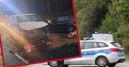 Koszmarny wypadek pod Krosnem Odrzańskim. Jedna osoba nie żyje, są ranni