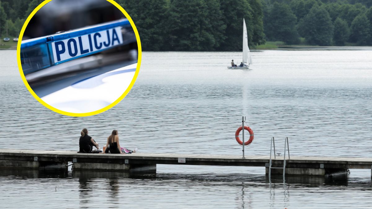 Tragedia nad jeziorem w Olsztynie. 36-latek utonął, ratując syna