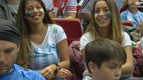 Doba w podróży i głośny doping w Ergo Arenie. Tak kibicowali fani z Argentyny