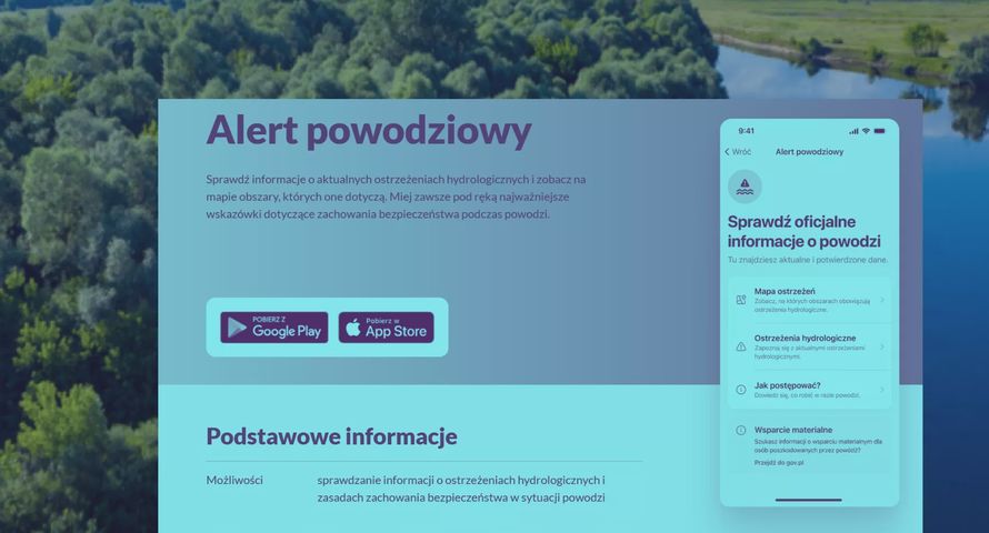 Alert powodziowy w mObywatelu. Ministerstwo reaguje na zapowiadane ulewy