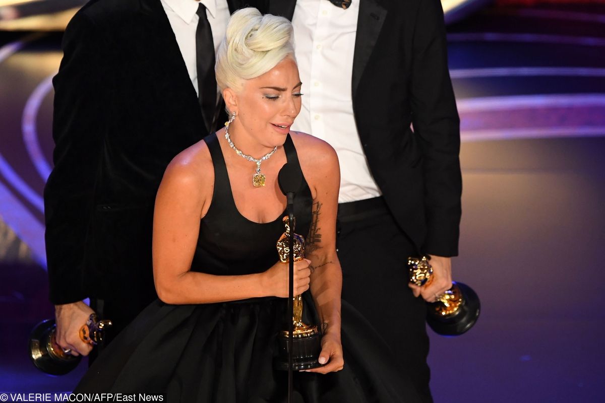 Lady Gaga nie mogła powstrzymać łez na Oscarach. Poruszająca przemowa