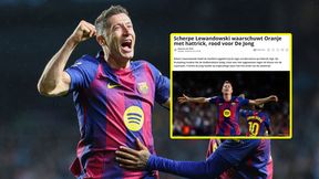 W Holandii zobaczyli popis Lewandowskiego. "Ostrzega"