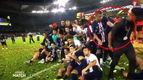 Kuriozalna scena w PSG po zdobyciu Superpucharu. Neymar wypchnięty przez Mbappe