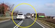 Naćpana kobieta i szybkie auto. Nagranie z Małopolski