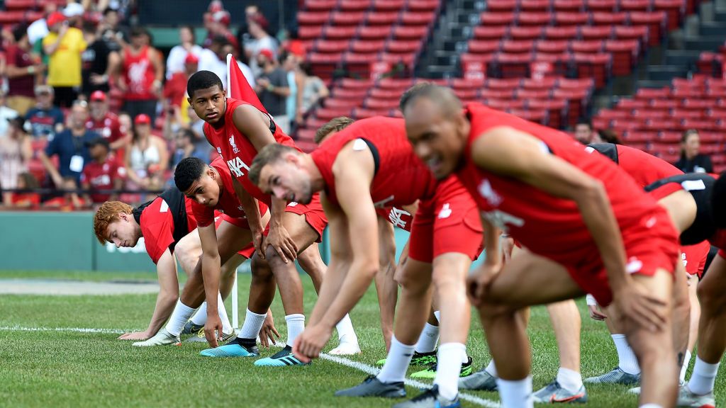 Getty Images /  Andrew Powell/Liverpool FC  / Na zdjęciu: trening piłkarzy Liverpoolu