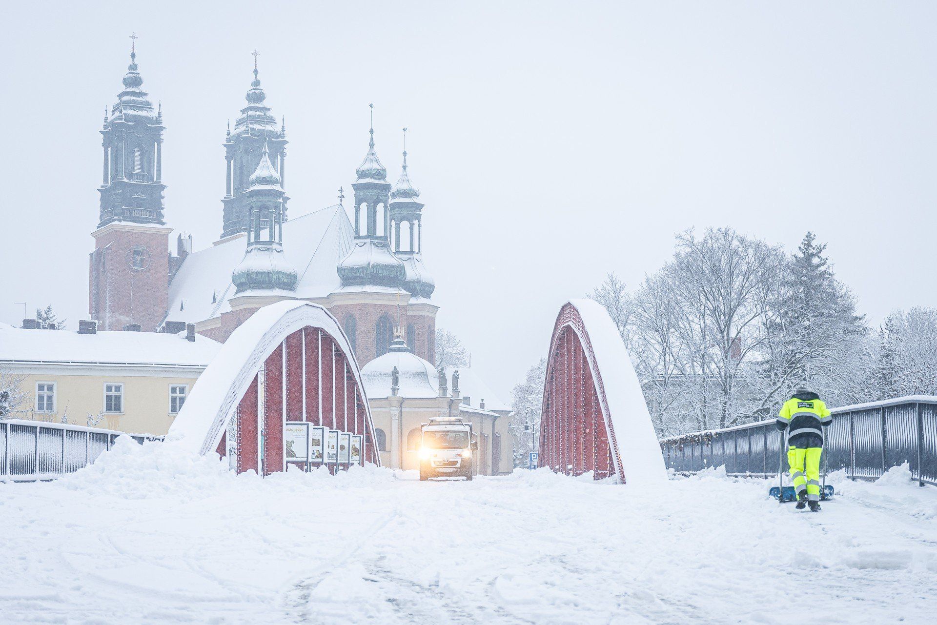 Zimowy poranek na Śródce