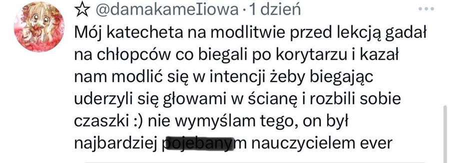 Byli uczniowie dzielą się traumatycznymi wspomnieniami z lat szkolnych 