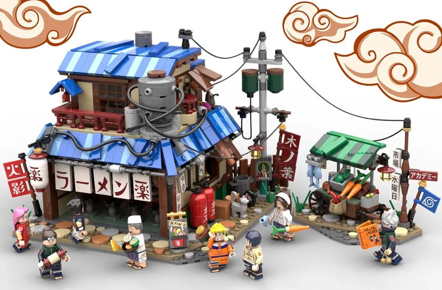LEGO wypuści zestaw z "Naruto"? Ramen Ichiraku zyskał 10 tys. gł
