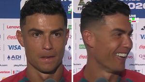 Takiego wywiadu Ronaldo jeszcze nie miał. Poprosili go o... podwyżkę