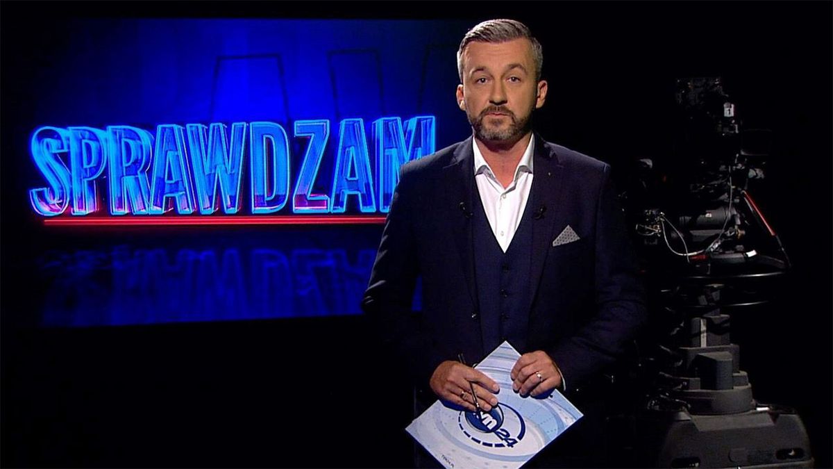 Krzysztof Skórzyński jest gospodarzem programu "Sprawdzam"