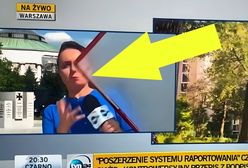 Wpadka w programie na żywo. Reporterka TVN24 nie kryła szoku