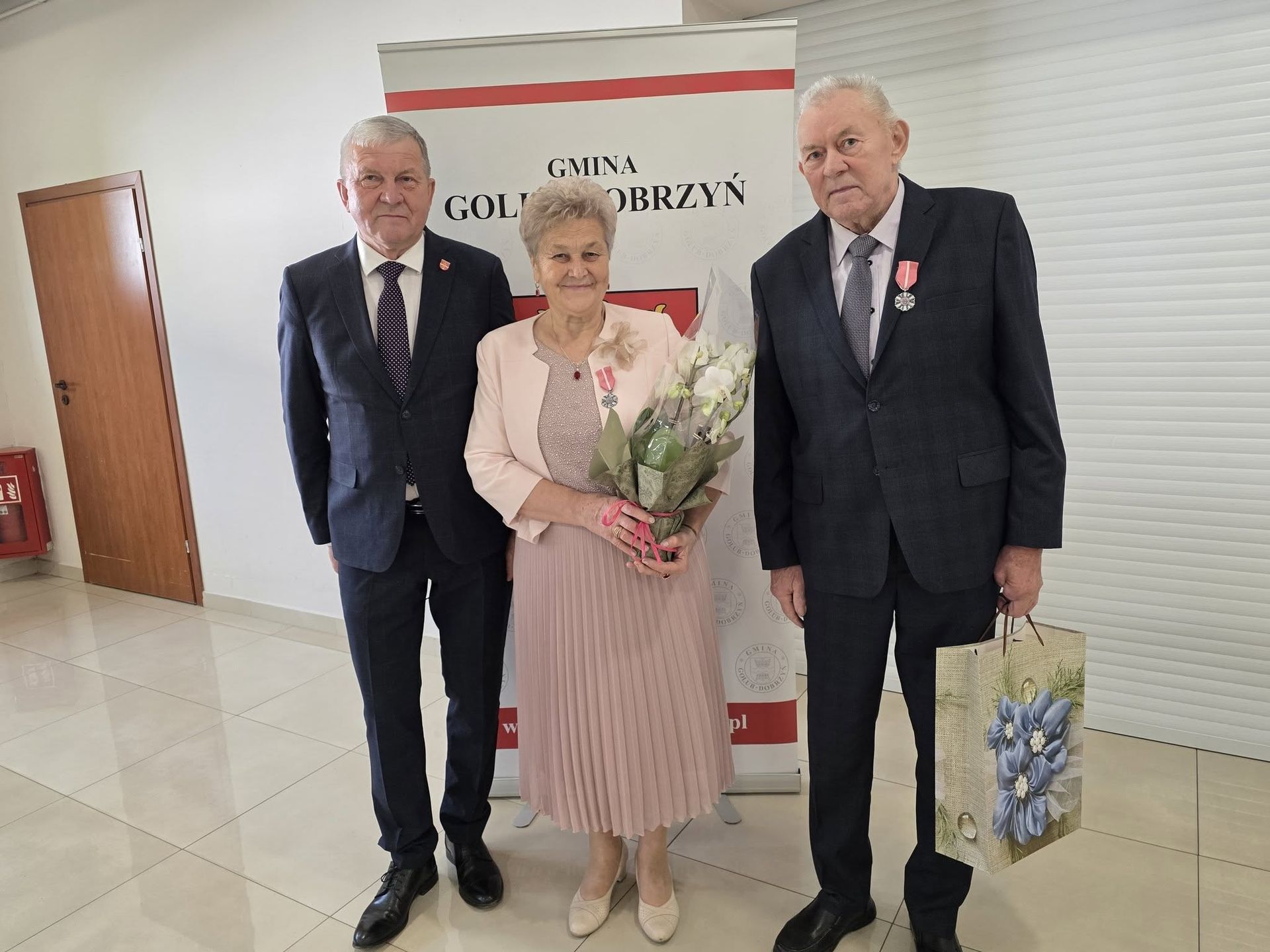Medale otrzymało osiem par z gminy Golub-Dobrzyń